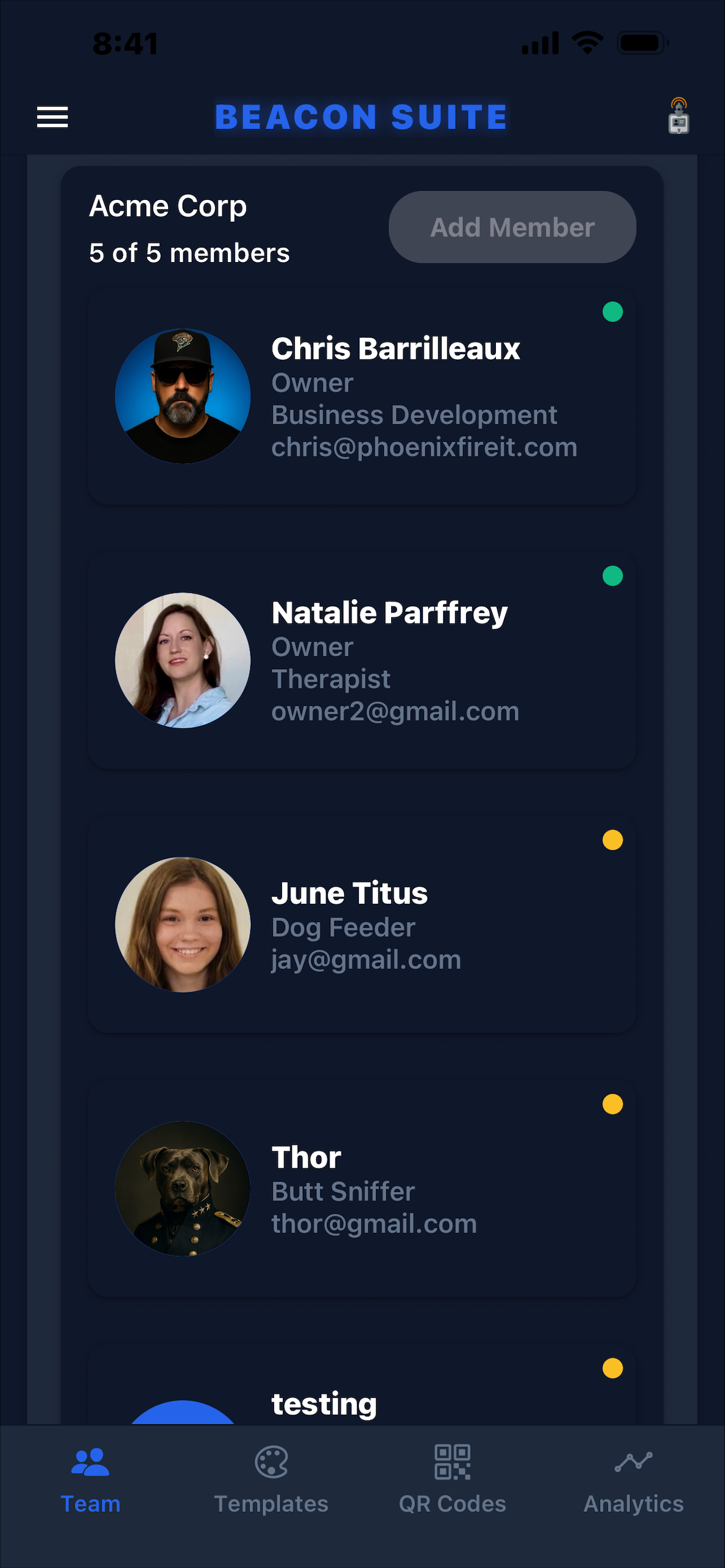Beacon Suite Screenshot