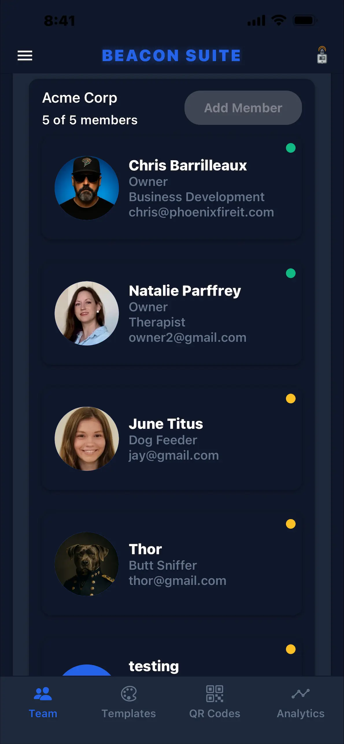 Beacon Suite Screenshot